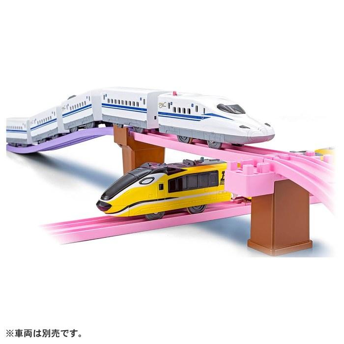 Takara Tomy Plarail Scenery Color Rail Kit -Flowers and Trains- Toy, 3+ years, One Size