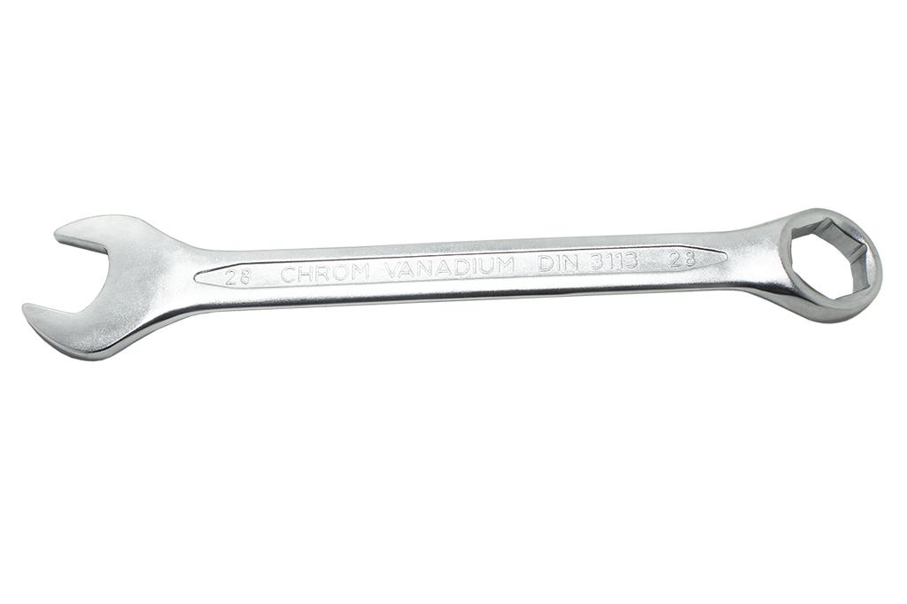 28 MM Cr-V Hexagon Open-End Wrench