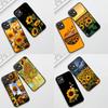 Cover for Samsung Galaxy S22 S21 S20 Fe Ultra S9 Plus + A13 A22 M21 M31 M55 M15 Protective Phone Case With Sunflower Flower