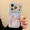 Мультяшный Hello Kitty Яблоко 17 чехол для мобильного телефона iPhone16promax синий свет акрил вторая смена 17 комплектов с большими окнами