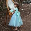 Girls Princess Dress Long Tulle Gown Kids Formal Party Wear Size 110-160cm