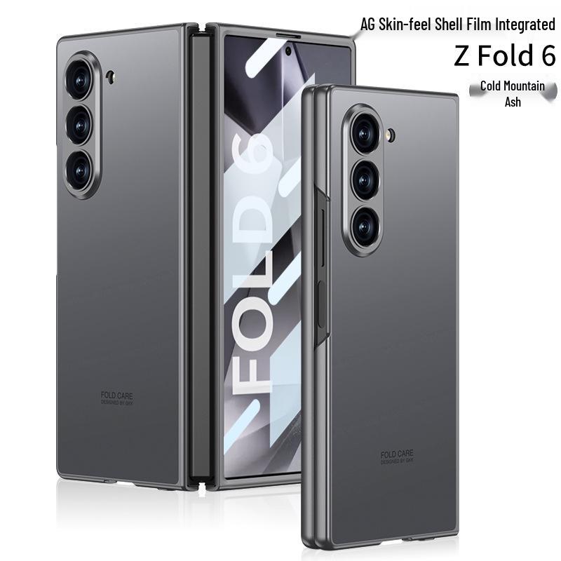 Защитный чехол Samsung Fold6 Матовый Электроplated - Полное покрытие со встроенным экраном