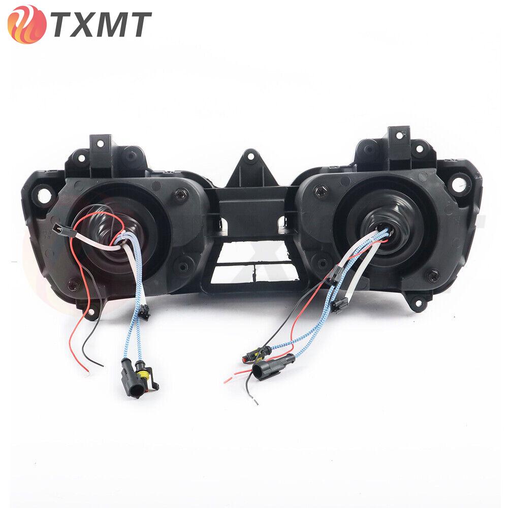 Сборка передней фары мотоцикла Yamaha YZF-R6 98-02