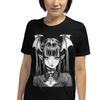 Gothic Girl Vampire Bat Wings Horror Short-Sleeve Unisex T-Shirt