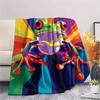 Tree Frog Print Flannel Blanket, High quality Comfortable for All Seasons, Home Decor, Warmth and Comfort, Perfect for Christmas Gifts