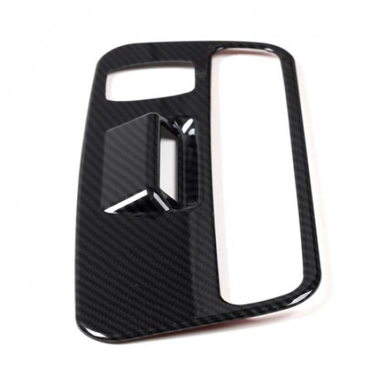For Chevrolet Camaro 17+ Carbon Fiber Front Reading Lamp Light Panel Cover Trim