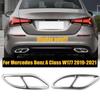W177 Задний наконечник выхлопной трубы, накладка на глушитель, декоратор с 2 до 4 отверстиями для Mercedes Benz A Class - Автомобильные аксессуары
