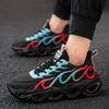 New Fashionable Korean Style Casual Shoes Running Shoes Trendy Flame Blade Sports Shoes Plus Size Men's Shoes Old Dad Shoes