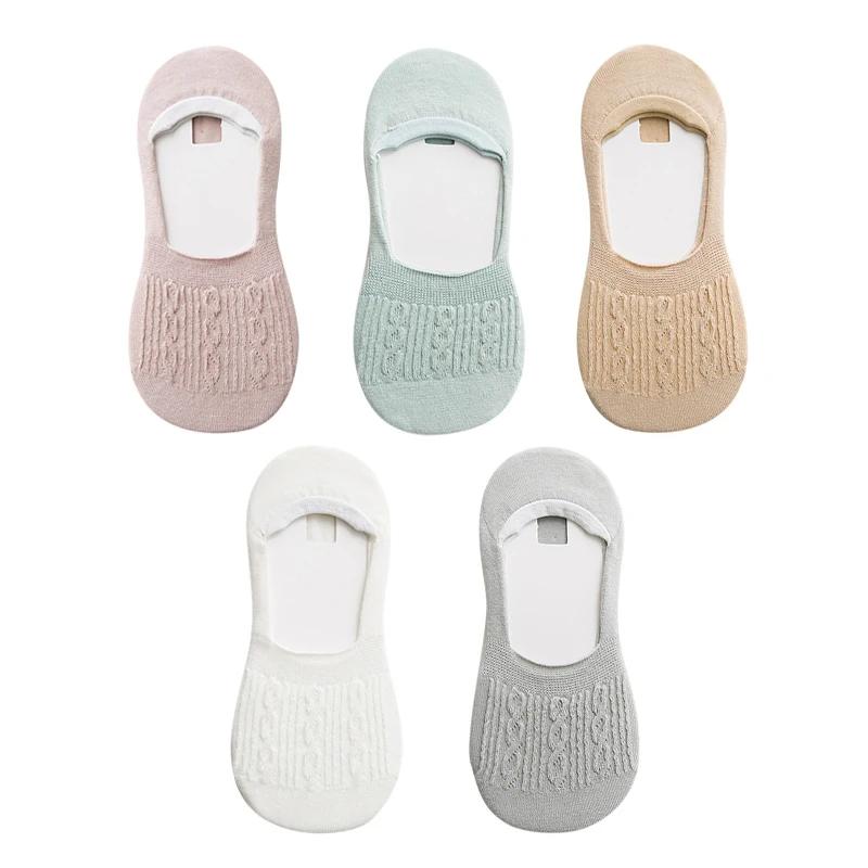 5 пар в лоте Хлопковые женские носки Женские Повседневные Носки-лодочки 3D Упаковка Мультяшные Харадзюку Кошка Милые Сердечки Невидимые Смешные Девичьи Набор Носков до Щиколотки