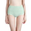 Women Plus Size Solid Color Cotton Briefs Underwear High Waist Panties Cotton Underpants Lingerie