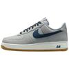 Air Force 1 Anti Slip Wear Resistant Low Top Skateboard Shoes Men's Gray Blue Sneakers IB6388-003