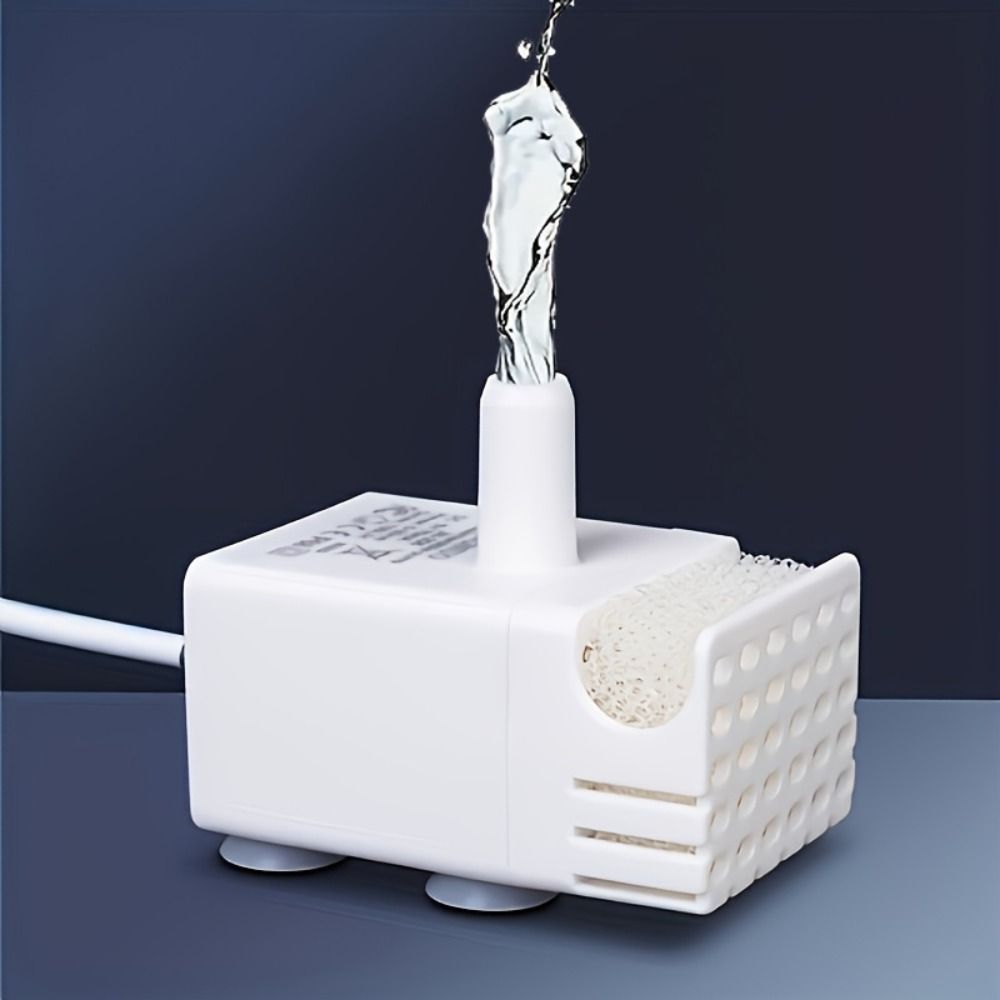 Низконапорный USB-погружной насос для аквариума 3 Вт Мини-насос для фонтана Ландшафтный