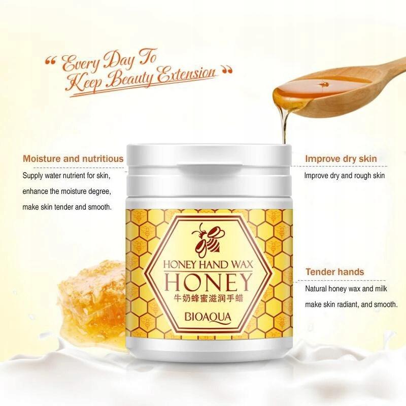 Bioaqua Медовая восковая маска для рук