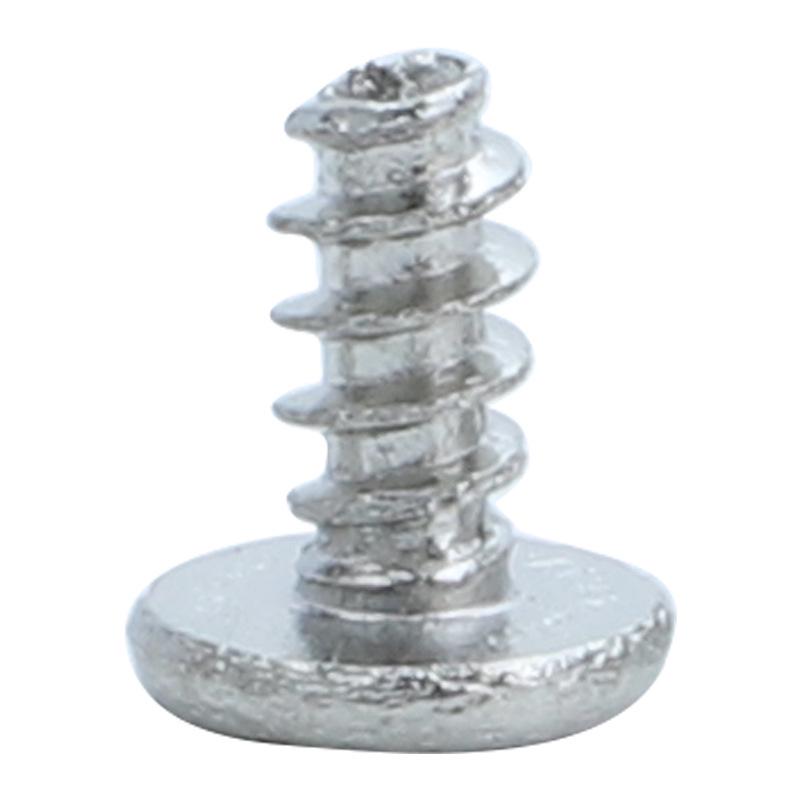 Саморезы CB закаленные никелированные M2/M3/M4 с крестообразным шлицем и тонкой большой плоской головкой