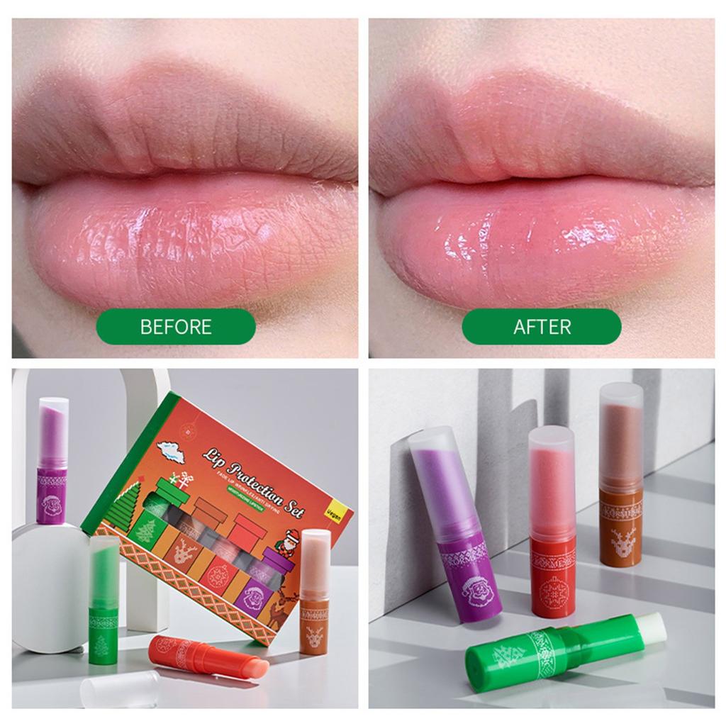 Christmas Lipstick Set Box Lip Moisturizing Skin Care Lip Moisturizing Lipstick Set Box Lip Moisturizing Care Lip