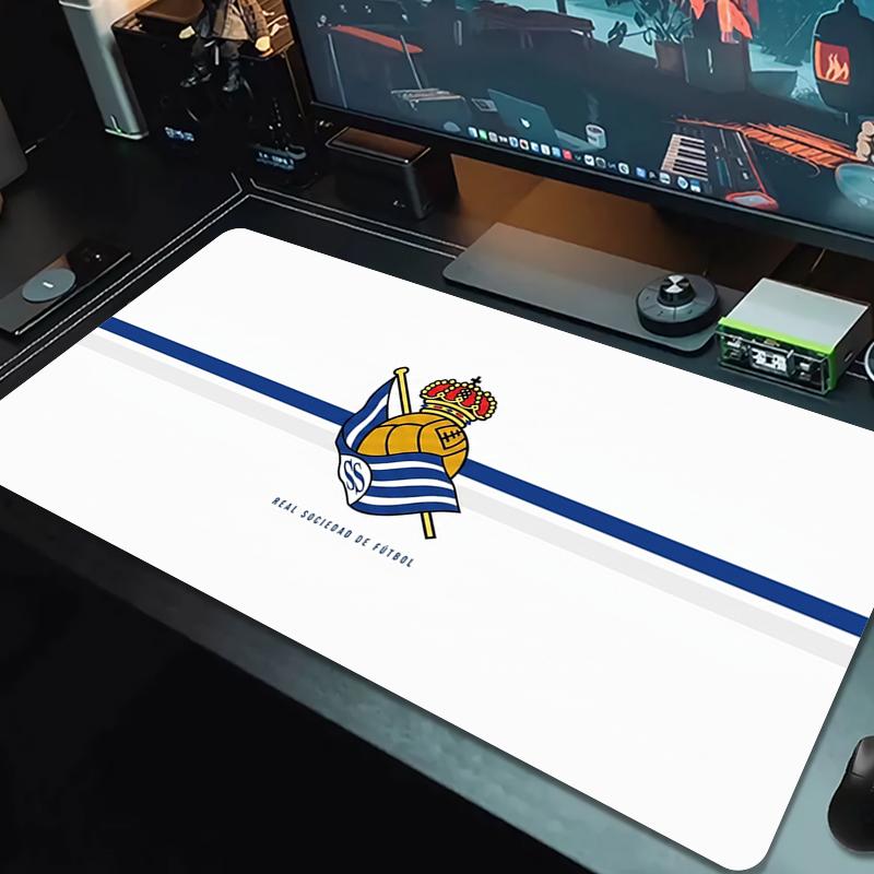 Real Sociedad Mouse Pad Large Gaming Table Cushion Non-slip Laptop Tablet Big Mousepad XXL Mat Mini PC Playmat With Lock edge_xia