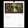 Mushroom Ghost 2025 Calendar, 8.5 * 11" Vintage Cottage Core Ghost Calendar
