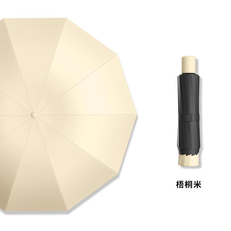 Большой зонт, мужской увеличенный утолщенный и усиленный женский двойной всепогодный и дождевой зонт, складной ручной противоштормовой специальный зонт