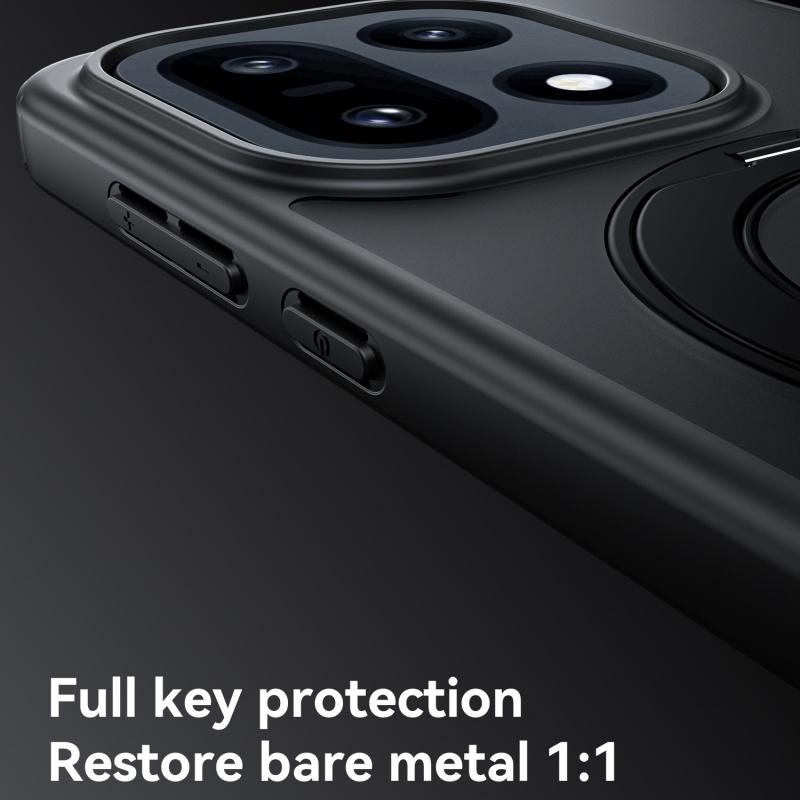 Металлическое кольцо-держатель 360°, противоударный чехол для Oneplus 15, чехол-крышка с поддержкой магнитной беспроводной зарядки