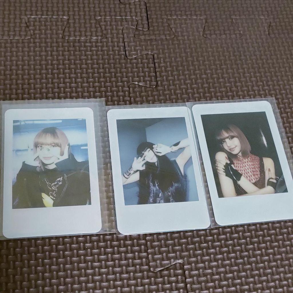 [USED] BLACKPINK LALISA Album Bonus Trading Card