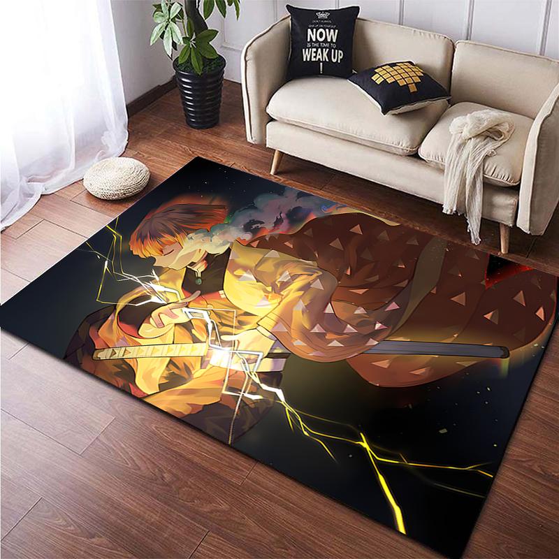 Demon Slayer ковер на заказ, ковер для гостиной, походный коврик, кухонный коврик, коврик для йоги, коврик для ванной, напольный коврик, украшение для комнаты, кухонный коврик