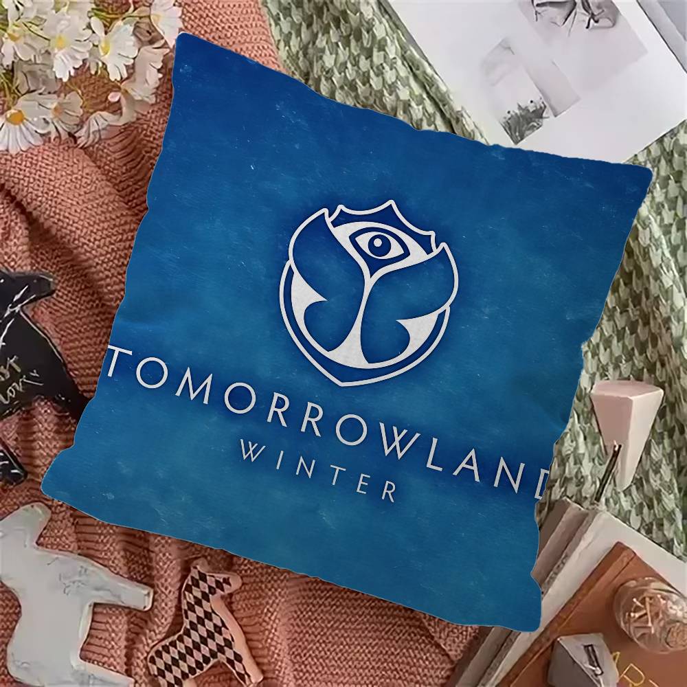 T-Tomorrowland Music Office Cushion Pillowcase Car Cushion Cover45X45Cm Lumbar Pillowcase Sofa Pillowcover