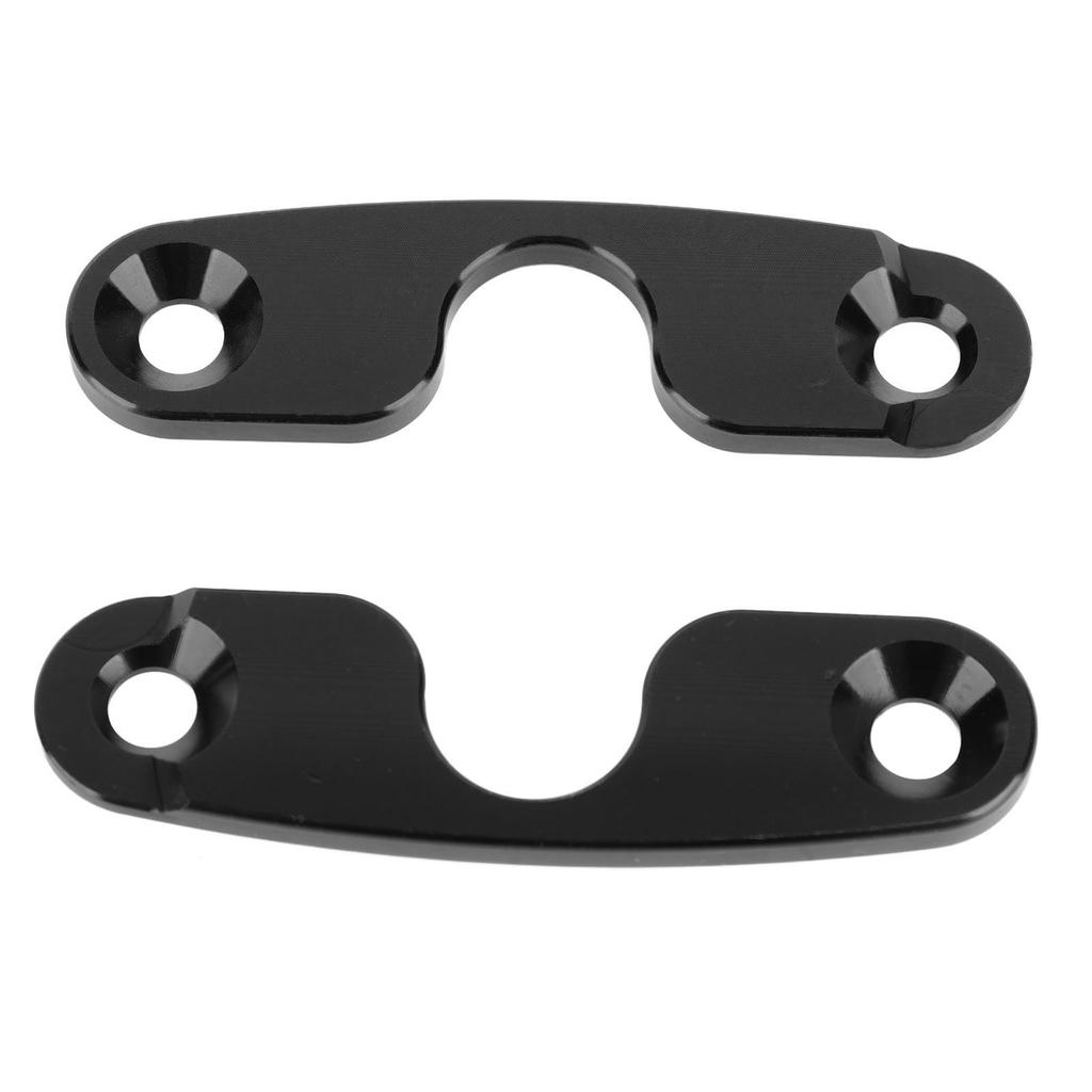 2pcs Sun Visor Repair Kit Aluminum Alloy Black Anodized Coated Sun Visor Mounting Clip for JK 2018