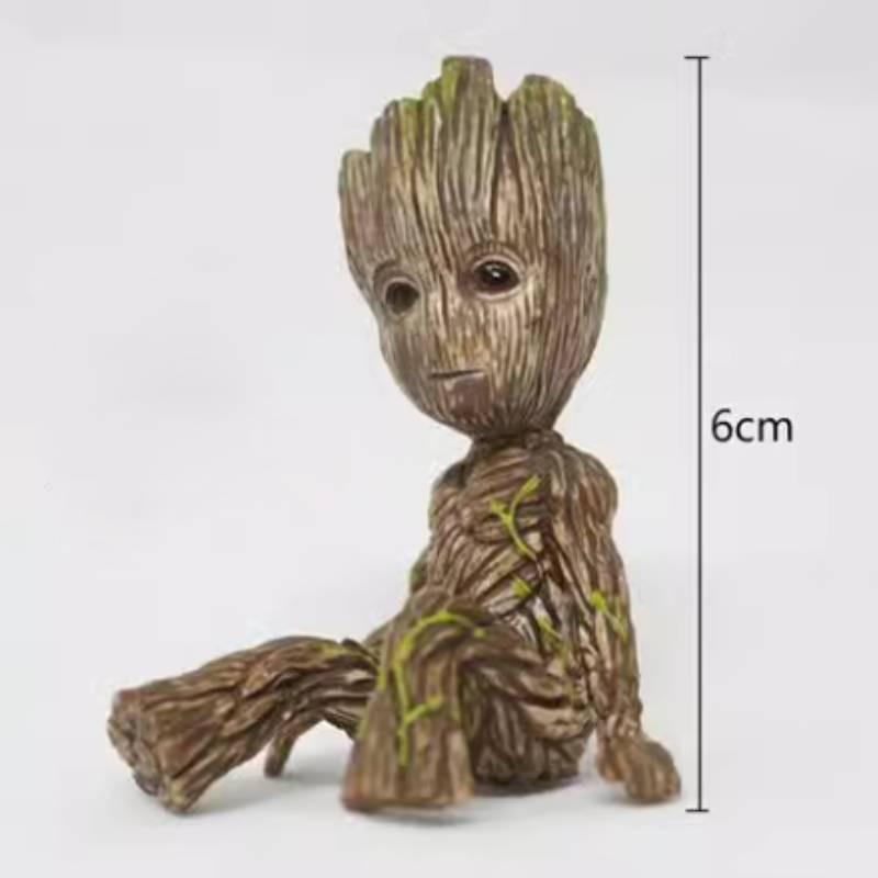 Грут Сидящий Стражи Галактики Миниатюрная Модель Украшение Подарок Орнамент