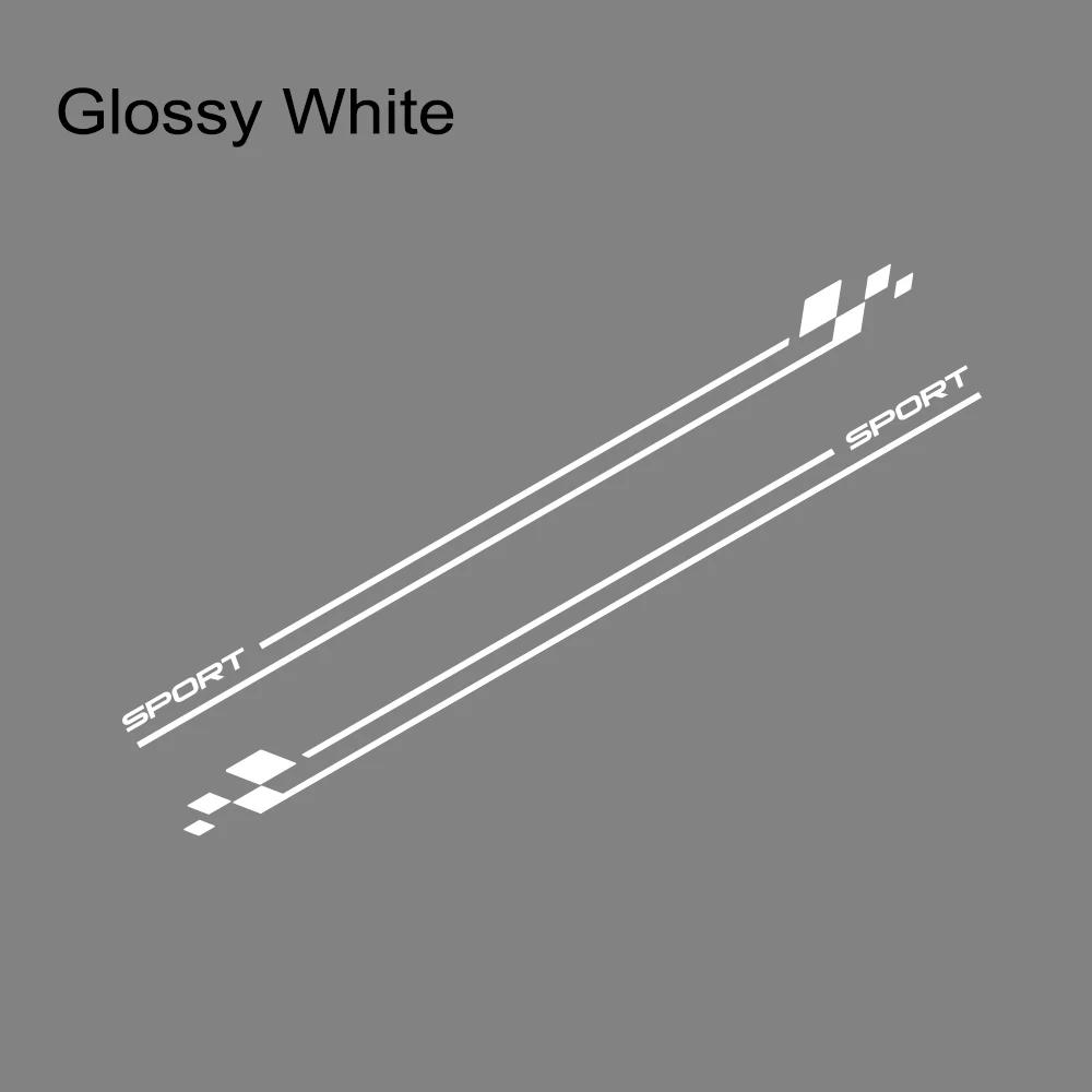 2PCS Car Door Stripe Stickers Vinyl Film Racing Style Decal For Volkswagen VW Beetle 2015 2009 Cabriolet Auto Tuning Accessories