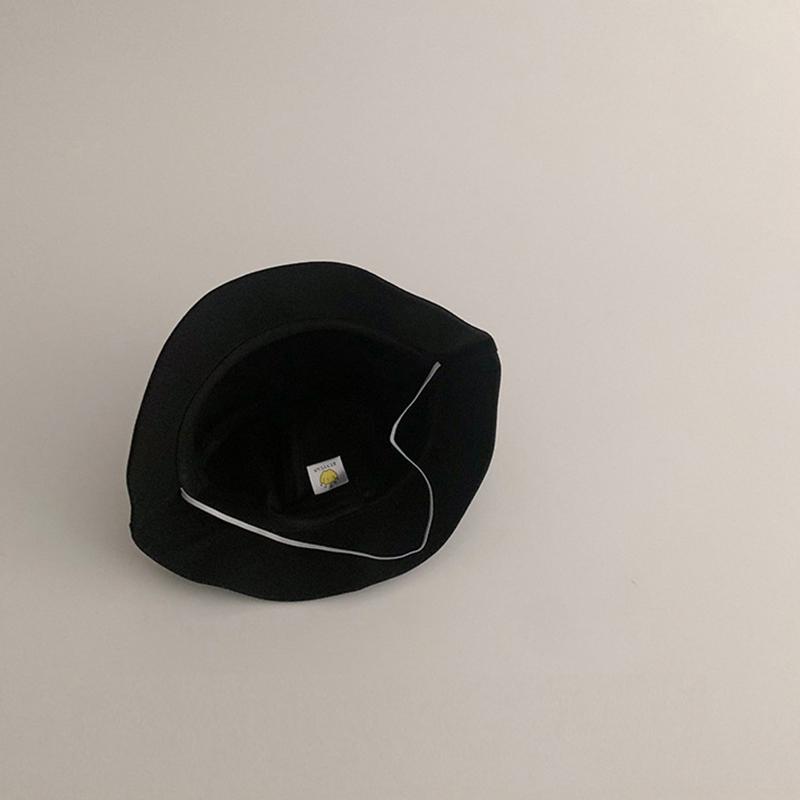 Милая детская панама с ушками медведя, летняя детская хлопковая шапка-рыболов для малышей, повседневная однотонная шапка для малышей и девочек