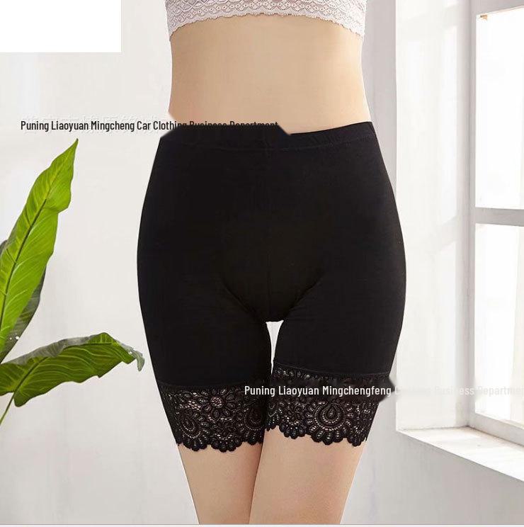 Женские шорты из модала и кружева, защищающие от воздействия внешней среды - летний стиль, доступны большие размеры.