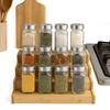 Компактная 3-ярусная полка для специй из массива дерева, кухонный органайзер для специй, органайзер для приправ, ресторан