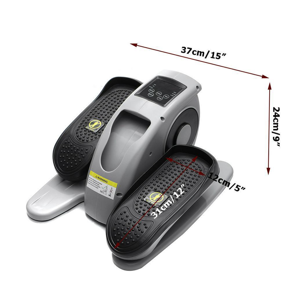 Черный Мини Электрический Велосипед Эллиптический Тренажер для Пассивных Упражнений для Ног/Рук Реабилитационная Машина Тренажер Беговая дорожка Слим Мини Ходьба