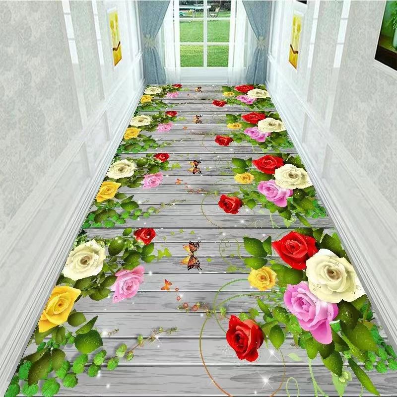 3D Коридорные ковры для прихожей, гостиной, украшения дома, лобби отеля, длинный ковер, придверный коврик, коврик для лестничной площадки
