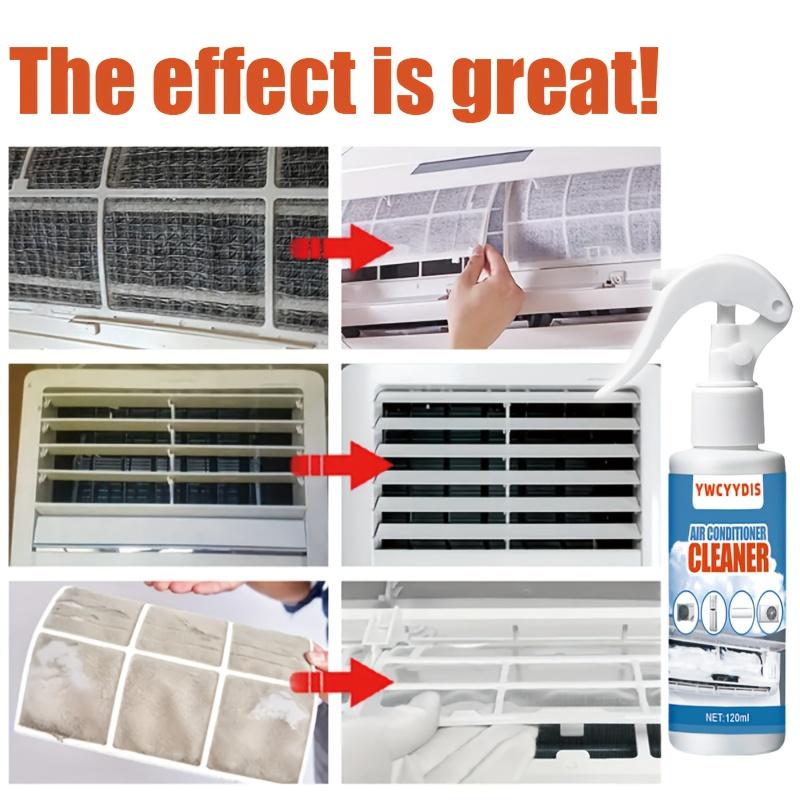 YWCYYDIS 120ml Home Air Conditioner Cleaner Multipurpose No Washing Foaming Cleaning Agent Powerful Cleaning for Car Fan Blades