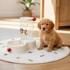Plastic Automatic Dog Feeder Cartoon Pet Water Fountain 2 In 1 Cat Drinking Bowl  Pet Shop