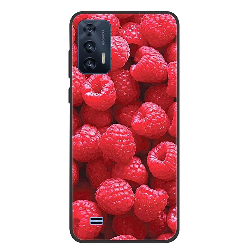 For OUKITEL C31 Case Butterfly Painted Soft Black Silicone Bumper Phone Cover for Oukitel C31 C 31 OukitelC31 Case Coque Fundas