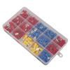 Cross-Border 280-Piece Cold-Pressed Insulated Steel Copper-Plated Terminal Block Set for Electrician Wiring Connections