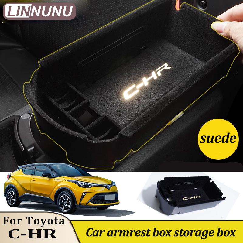 LINNUNU Для toyota chr Автомобильный подлокотник коробка для хранения крышка коробки C-HR 2016--2025 Автомобильные аксессуары для интерьера Организация хранения 2024