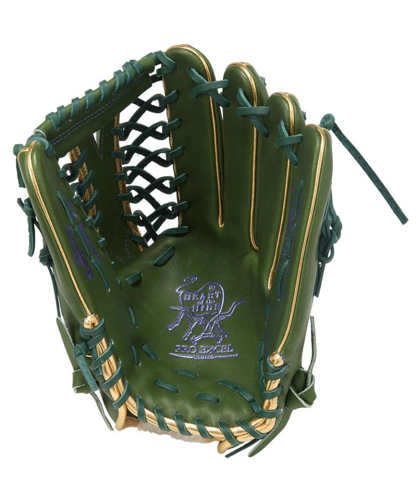 Rawlings PRO EXCEL GR5FHECB88FS Baseball Outfielder inches HOH® –Color Palette– Glove, Model, Scarlet, 12.75 (Right-handed throw)