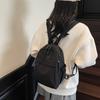 2025 Summer New Foreign Style Personality Niche Design Backpack Fashion Casual Simple Texture Women's Backpack