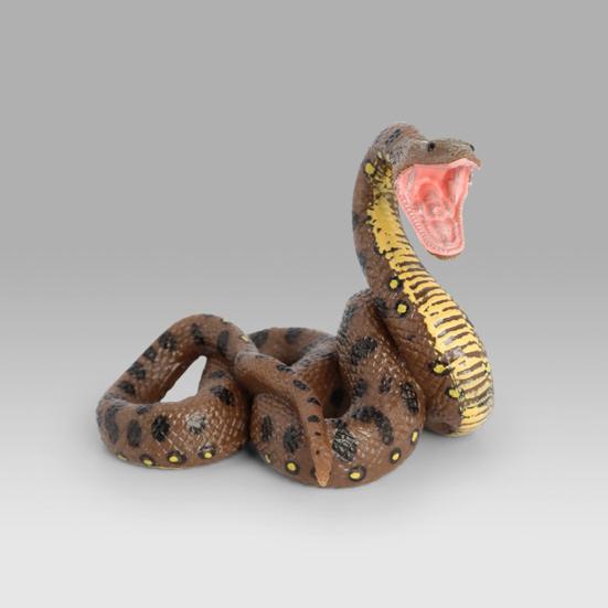 Модель Python Реалистичная Миниатюрная Фигурка ПВХ Твердая Модель Пародия Игрушка Жизнеподобная Фигурка Гигантской Змеи Дикое Пресмыкающееся Животное Модель Подарок на Хэллоуин