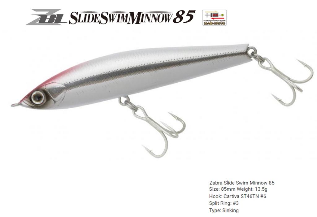 ZipBaits Slide Swim Minnow 85 Тонущая приманка 718 (7087)
