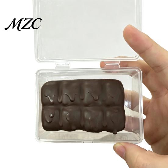 Hand Squeezing Balls Crispy Chocolate Squeeze Toy, Wax Cracking Stress Relief Slow Toy Rising Fidget with Crackable Texture, Party Favors