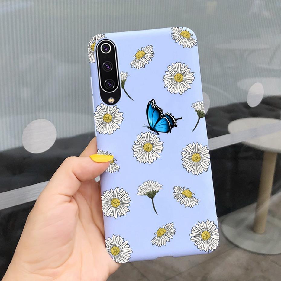 Phone Case For Xiaomi Mi 9 Lite Case Cute Silicone Back Cover For Xiaomi Mi 9 SE Mi9 9SE Mi9lite Phone Shell Soft TPU Bumper