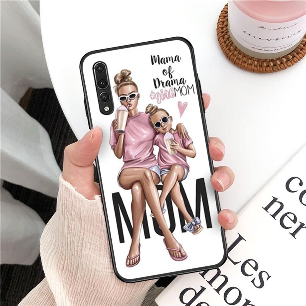 Super Mom MaMa Fundas Phone Case For Huawei P 8 9 10 20 30 40 50 Pro Lite Psmart Honor 10 Lite 70 Mate 20lite