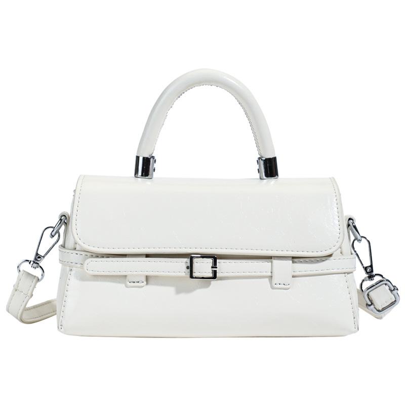 Маленькая квадратная сумка высокого класса для ношения в руке, женская, новая весенняя коллекция 2025, модная простая сумка через плечо, трендовая повседневная сумка-мессенджер