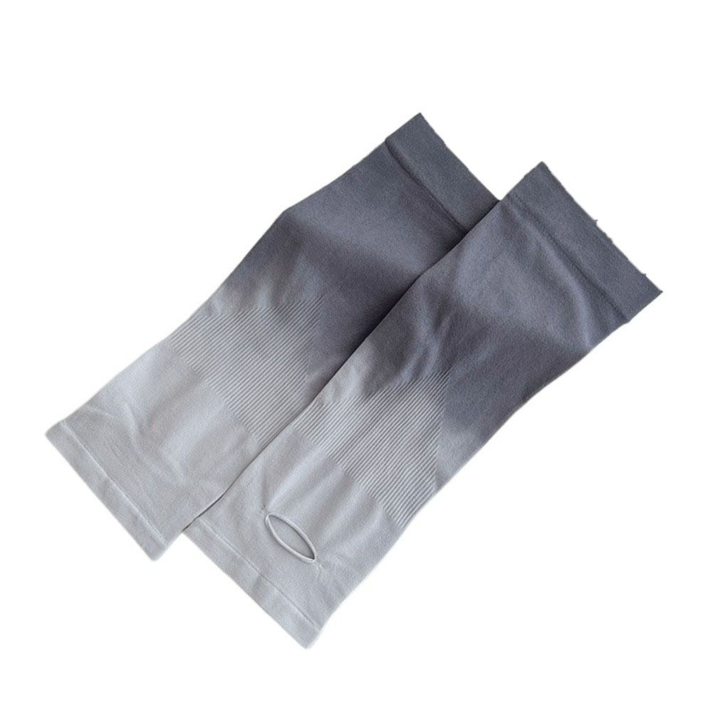 Spandex Gradient Color Sleeve Polyester Sun Protection Arm Cover Ice Silk Arm Sleeves  Kids
