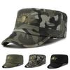 Men's Cotton Camouflage Baseball Cap Spring and Autumn Outdoor Sunscreen Flat Top Hat Women Leisure Sports Hats Military Caps