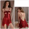 Sexy Clothes Temptation Mesh Slim Bow Large Size Nightgown Passion Uniforms